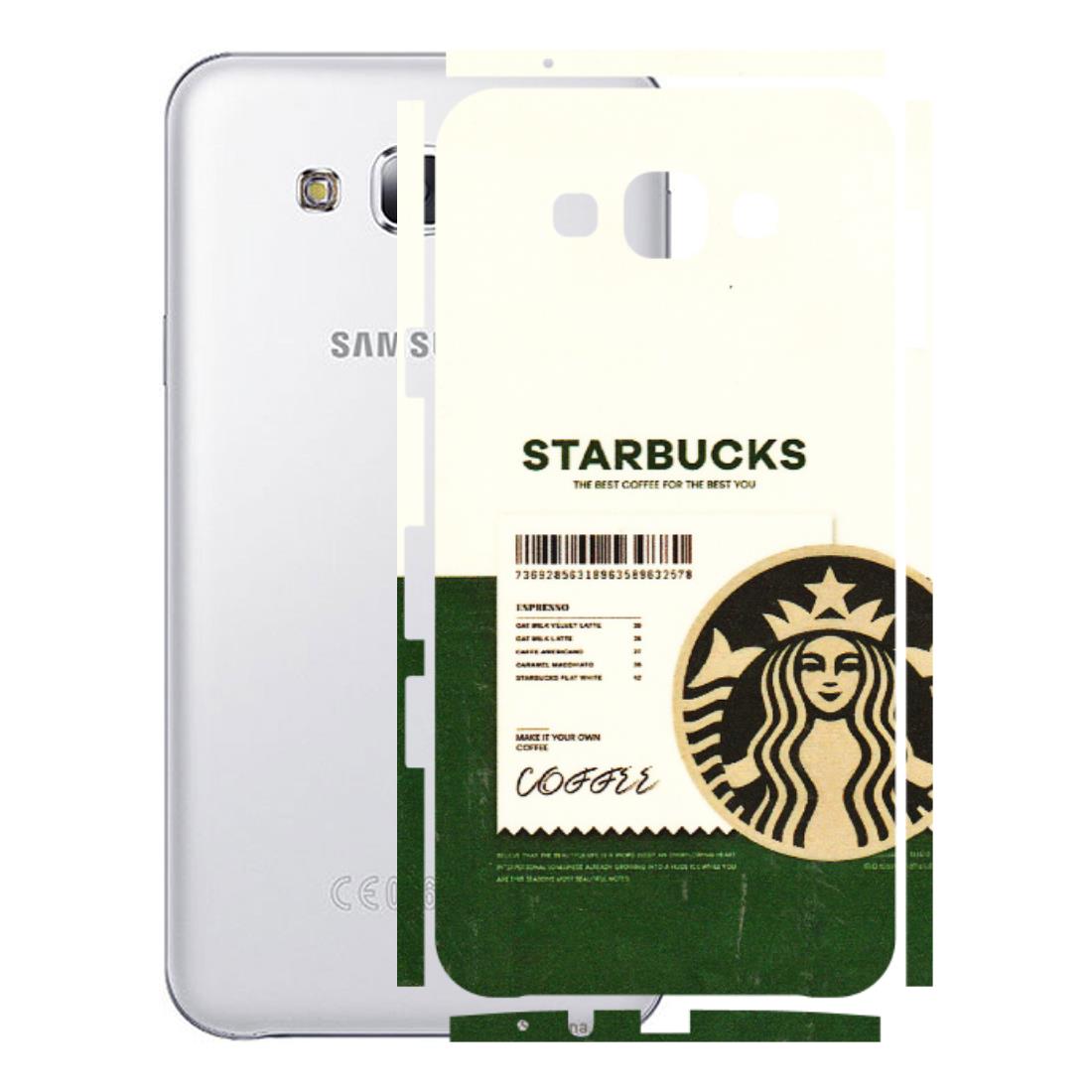 Samsung M/F/Note/Flip and C Phone Skins (All Models) - Starbucks Barcode - 3D Embossed Finish (L-308) Samsung Galaxy E7