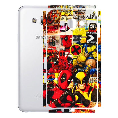 Samsung M/F/Note/Flip and C Phone Skins (All Models) - Spidy Wolverine - 3D Embossed Finish (L-310) Samsung Galaxy E7