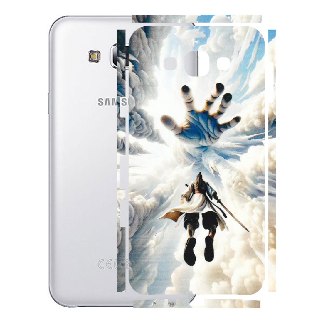 Samsung M/F/Note/Flip and C Phone Skins (All Models) - Big Hand With Monkey King - 3D Embossed Finish (L-323) Samsung Galaxy E7