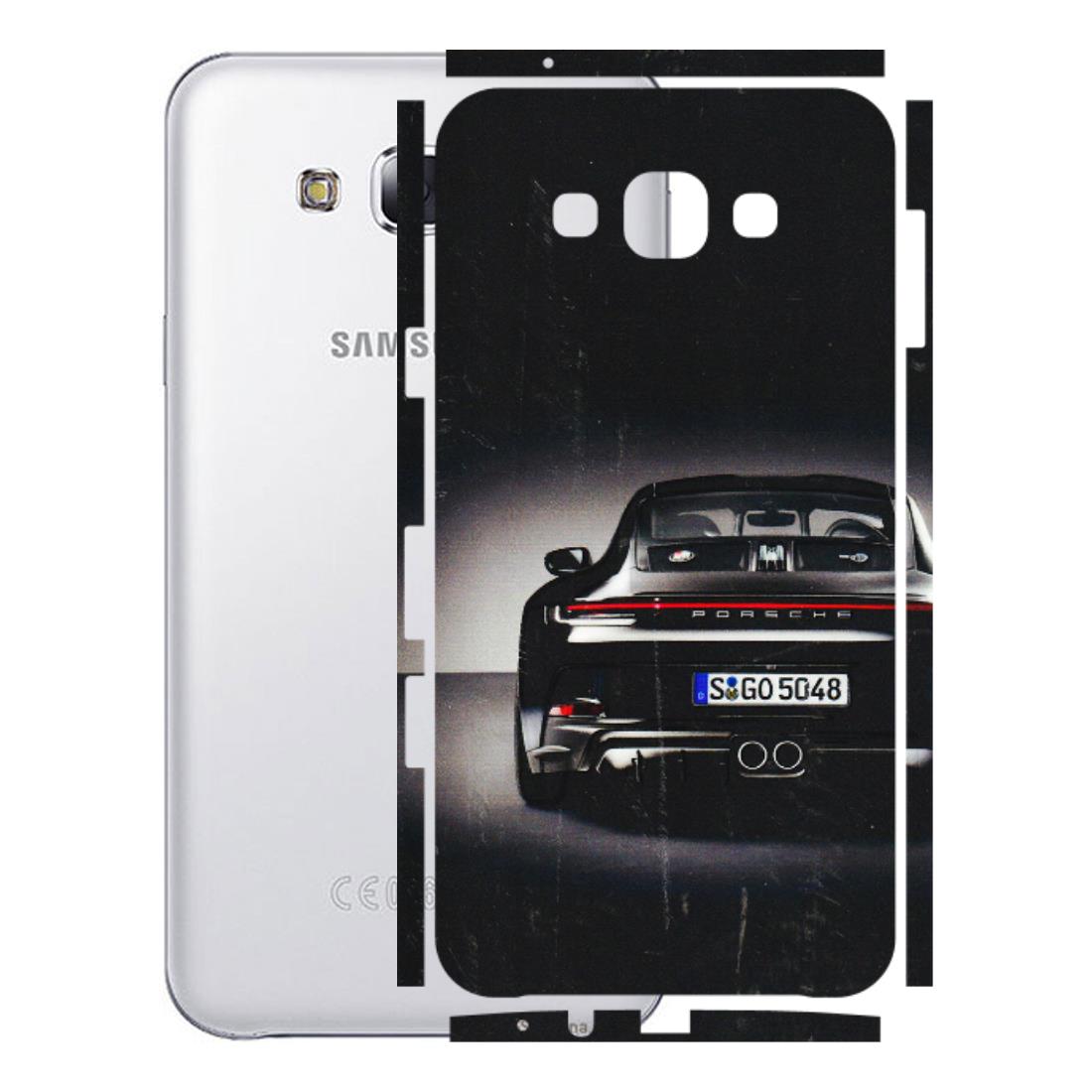 Samsung M/F/Note/Flip and C Phone Skins (All Models) - New Black Porsche GT3 - 3D Embossed Finish (L-327) Samsung Galaxy E7