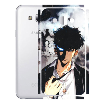 Samsung M/F/Note/Flip and C Phone Skins (All Models) - Sung Jinwoo Manhwa Anime - 3D Embossed Finish (L-328) Samsung Galaxy E7