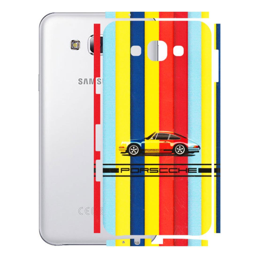 Samsung M/F/Note/Flip and C Phone Skins (All Models) - Multicolour Porche - 3D Embossed Finish (L-39) Samsung Galaxy E7