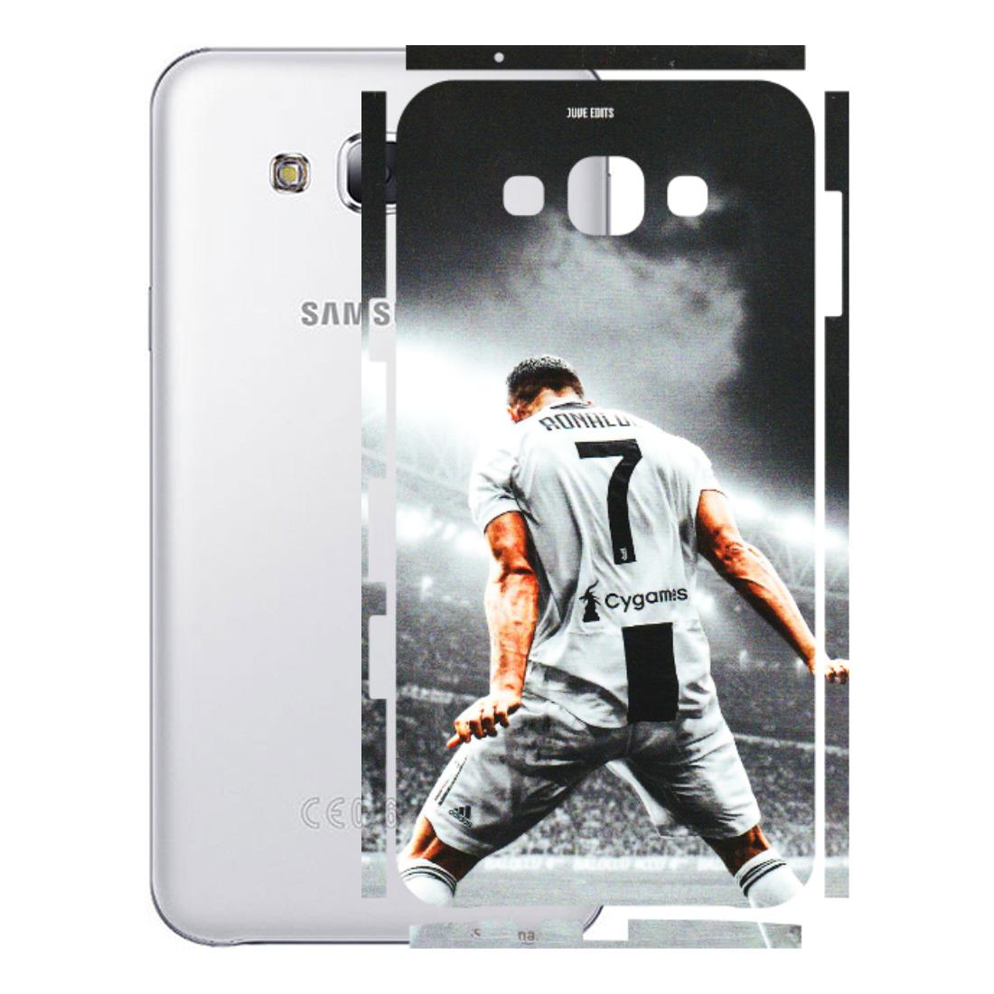 Samsung M/F/Note/Flip and C Phone Skins (All Models) - Ronaldo CR7 Crazy - 3D Embossed Finish (L-44) Samsung Galaxy E7