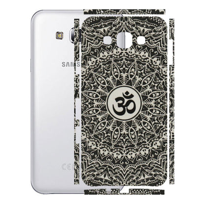 Samsung M/F/Note/Flip and C Phone Skins (All Models) - Aum Elegant Mandala - 3D Embossed Finish (L-62) Samsung Galaxy E7