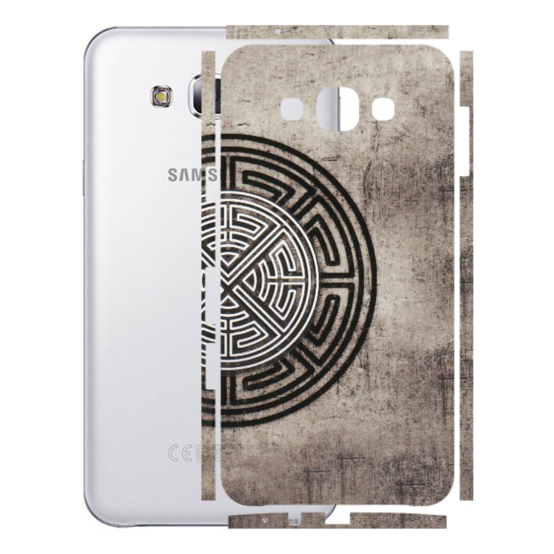 Samsung M/F/Note/Flip and C Phone Skins (All Models) - Mysterious Circular Design - 3D Embossed Finish (L-63) Samsung Galaxy E7