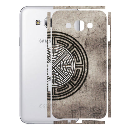 Samsung M/F/Note/Flip and C Phone Skins (All Models) - Mysterious Circular Design - 3D Embossed Finish (L-63) Samsung Galaxy E7
