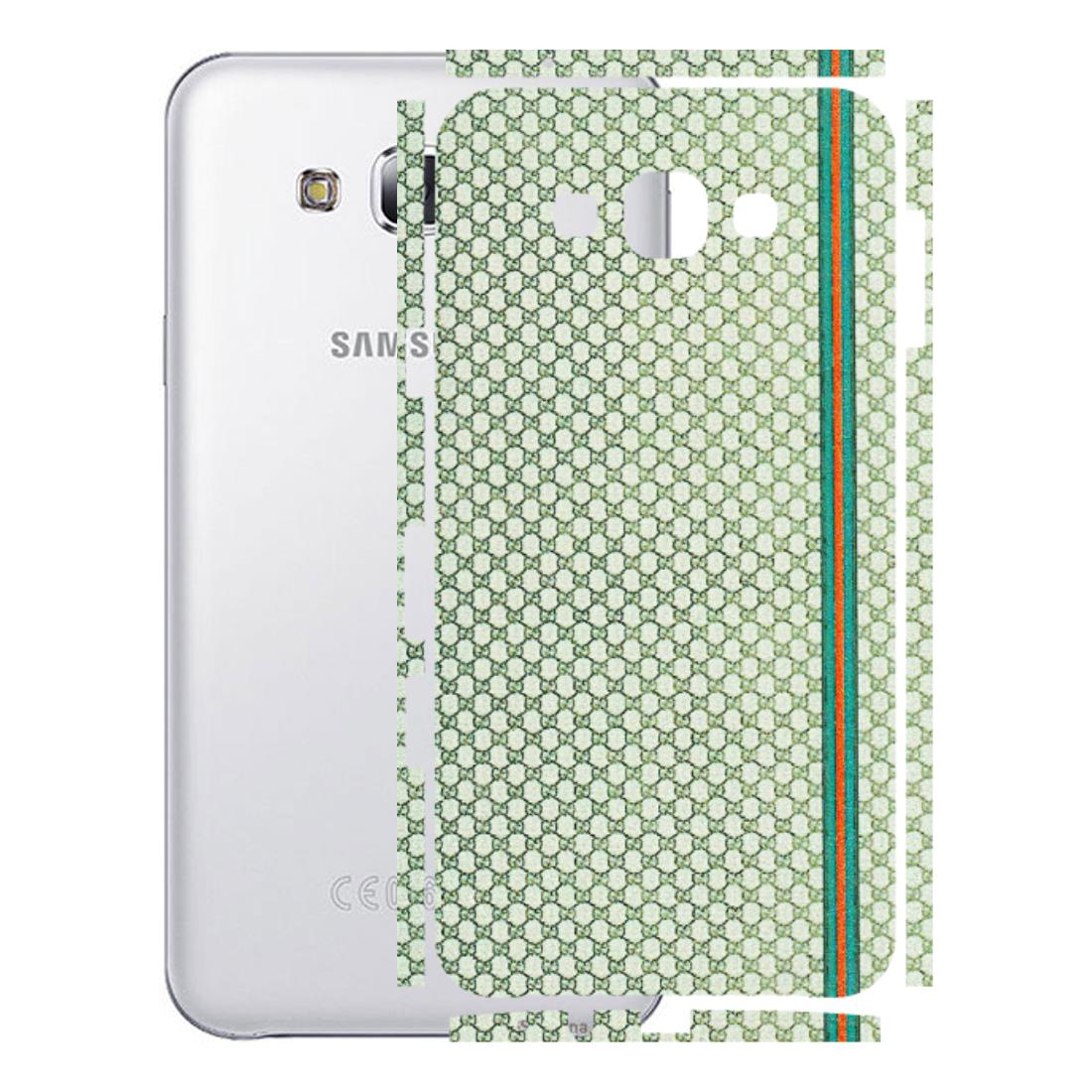 Samsung M/F/Note/Flip and C Phone Skins (All Models) - Gucci Fabric Pattern - 3D Embossed Finish (L-73) Samsung Galaxy E7