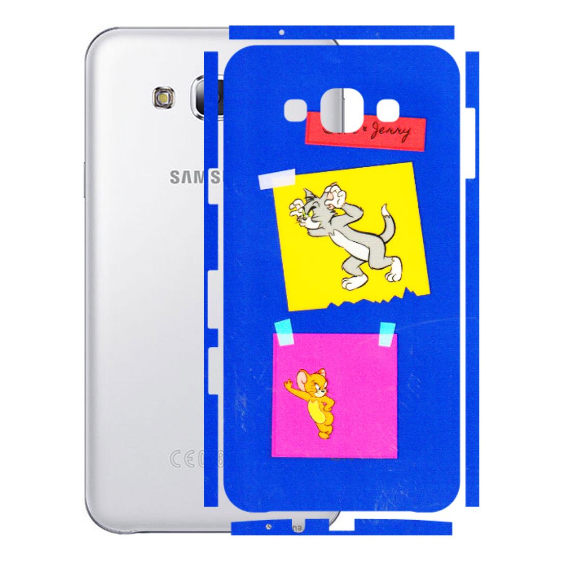 Samsung M/F/Note/Flip and C Phone Skins (All Models) - Tom N Jerry Sticky Notes - 3D Embossed Finish (L-88) Samsung Galaxy E7