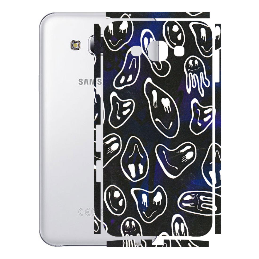Samsung M/F/Note/Flip and C Phone Skins (All Models) - Distorted Smileys - 3D Embossed Finish (L-92) Samsung Galaxy E7