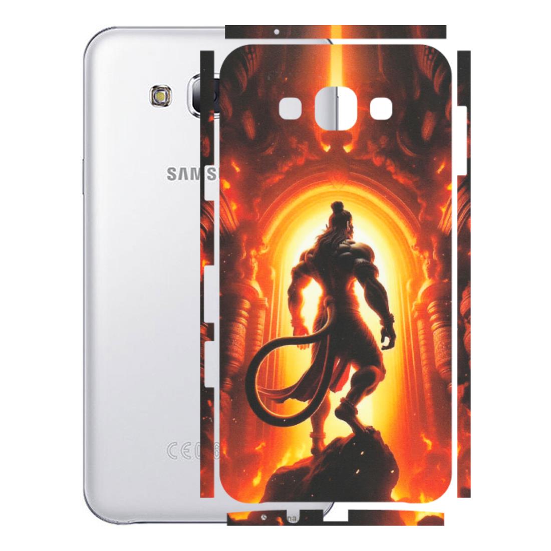 Samsung M/F/Note/Flip and C Phone Skins (All Models) - HanumanJi - Matte Finish (M-06) Samsung Galaxy E7