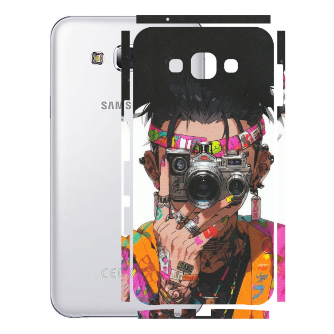 Samsung M/F/Note/Flip and C Phone Skins (All Models) - Camera Lover Girl - Matte Finish (M-09) Samsung Galaxy E7