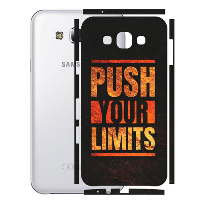 Samsung M/F/Note/Flip and C Phone Skins (All Models) - Push Your Limits - Matte Finish (M-118) Samsung Galaxy E7