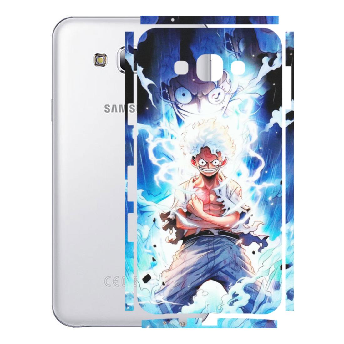 Samsung M/F/Note/Flip and C Phone Skins (All Models) - Blue Thunder Luffy Anime - Matte Finish (M-132) Samsung Galaxy E7