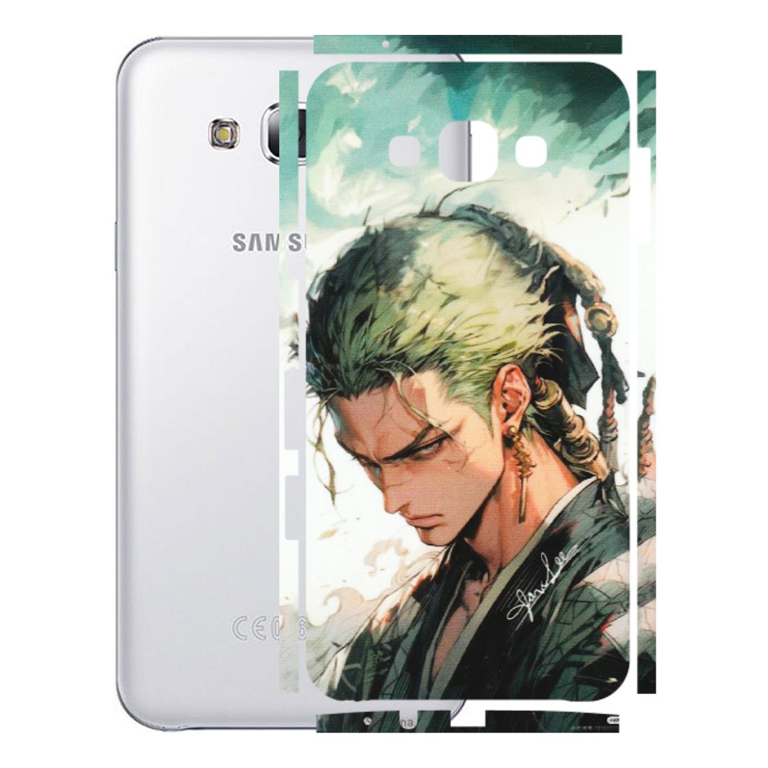 Samsung M/F/Note/Flip and C Phone Skins (All Models) - New Roronoa Zoro One Picece Anime - Matte Finish (M-140) Samsung Galaxy E7