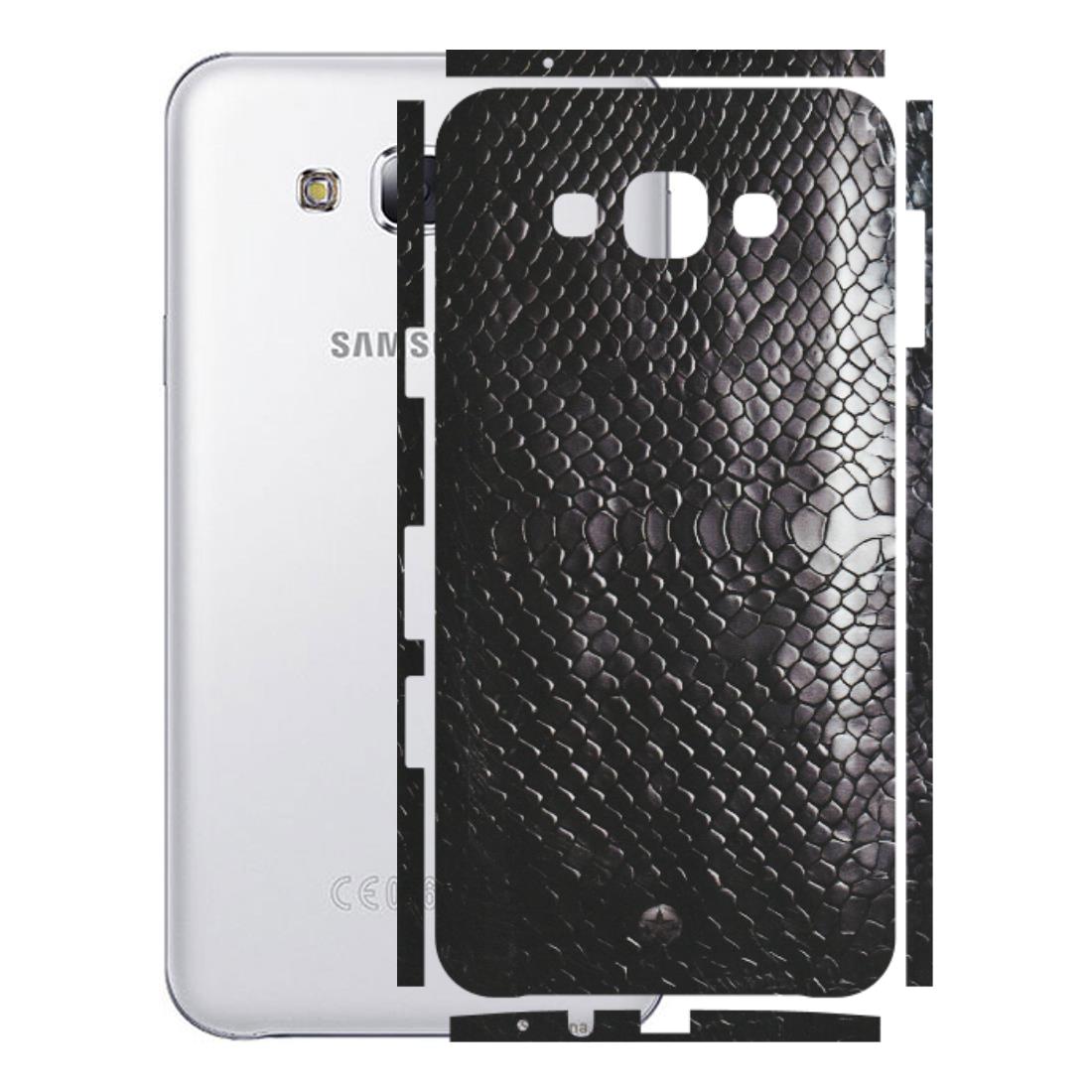 Samsung M/F/Note/Flip and C Phone Skins (All Models) - Black Snack Leather - Matte Finish (M-147) Samsung Galaxy E7