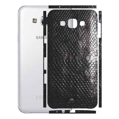 Samsung M/F/Note/Flip and C Phone Skins (All Models) - Black Snack Leather - Matte Finish (M-147) Samsung Galaxy E7