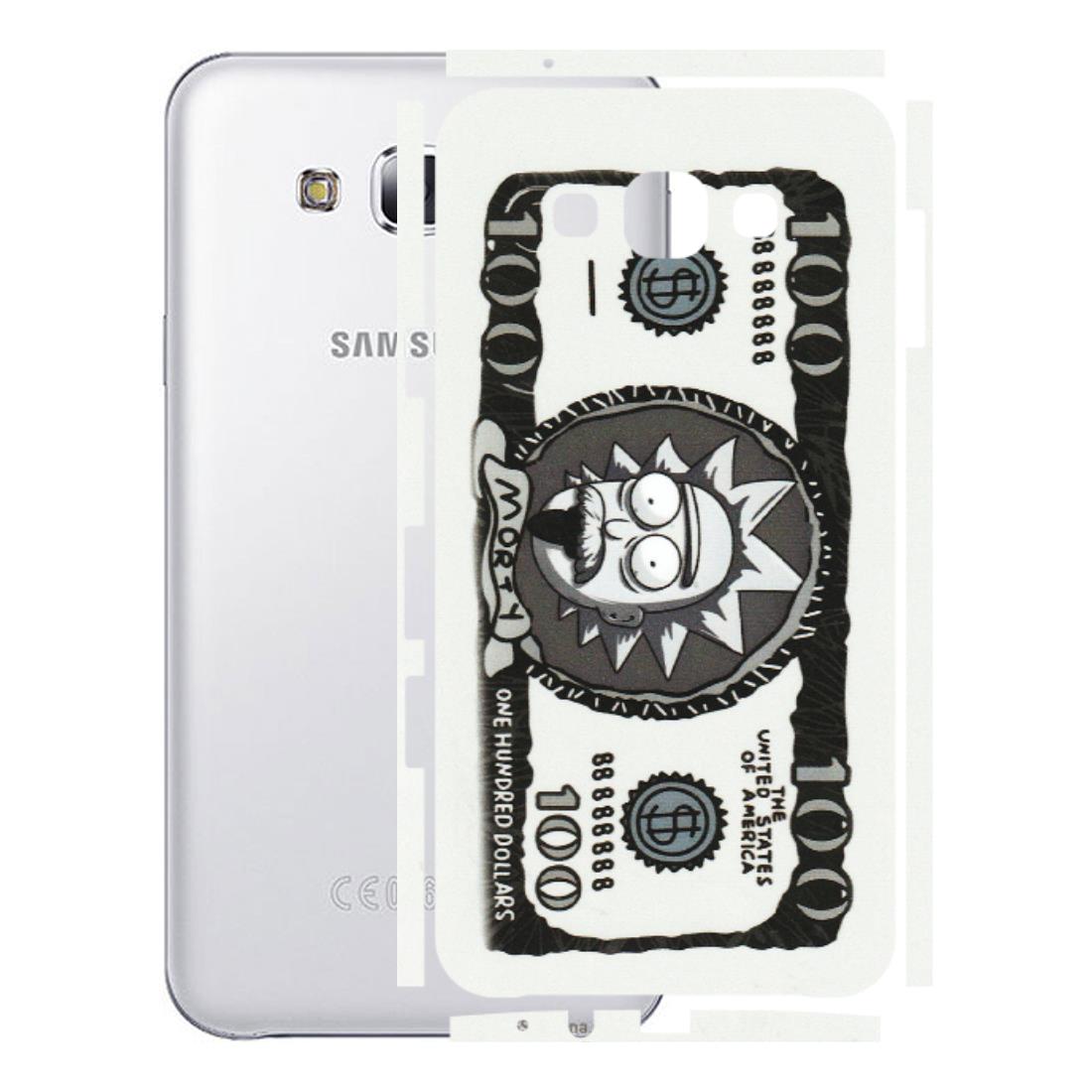 Samsung M/F/Note/Flip and C Phone Skins (All Models) - Rick And Morty Hundred Dollar Anime - Matte Finish (M-161) Samsung Galaxy E7
