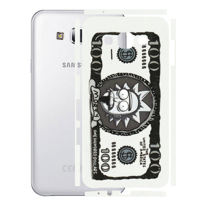 Samsung M/F/Note/Flip and C Phone Skins (All Models) - Rick And Morty Hundred Dollar Anime - Matte Finish (M-161) Samsung Galaxy E7