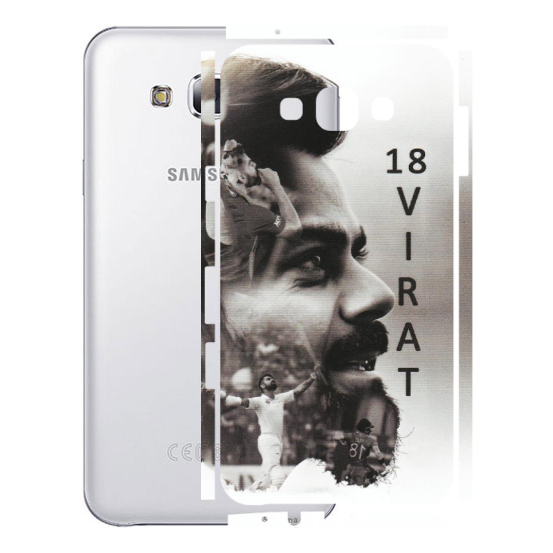 Samsung M/F/Note/Flip and C Phone Skins (All Models) - Virat Kohli Cricketer - Matte Finish (M-163) Samsung Galaxy E7
