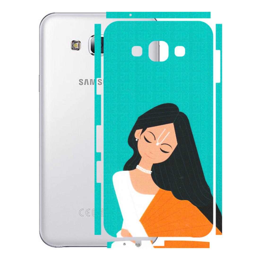 Samsung M/F/Note/Flip and C Phone Skins (All Models) - Radhe Radhe With Hindu Symbol - Matte Finish (M-164) Samsung Galaxy E7