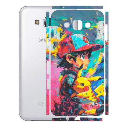 Samsung M/F/Note/Flip and C Phone Skins (All Models) - Ash & Pikachu - Matte Finish (M-26) Samsung Galaxy E7