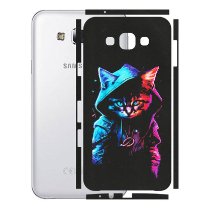 Samsung M/F/Note/Flip and C Phone Skins (All Models) - Cyberpunk Cat - Matte Finish (M-45) Samsung Galaxy E7