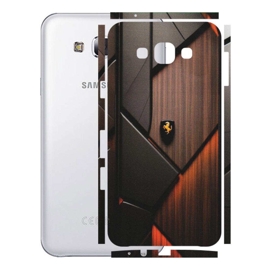 Samsung M/F/Note/Flip and C Phone Skins (All Models) - Lambo Beauty Wood Pattern Sober - Matte Finish (M-51) Samsung Galaxy E7