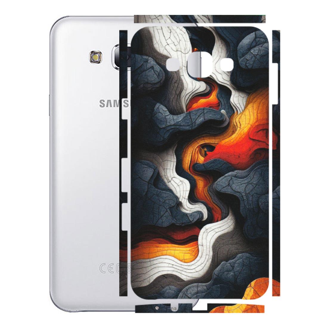 Samsung M/F/Note/Flip and C Phone Skins (All Models) - Abstract Volcanic Layers - Matte Finish (M-52) Samsung Galaxy E7