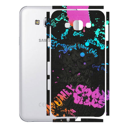 Samsung M/F/Note/Flip and C Phone Skins (All Models) - Majestic Black Vibes - Matte Finish (M-62) Samsung Galaxy E7