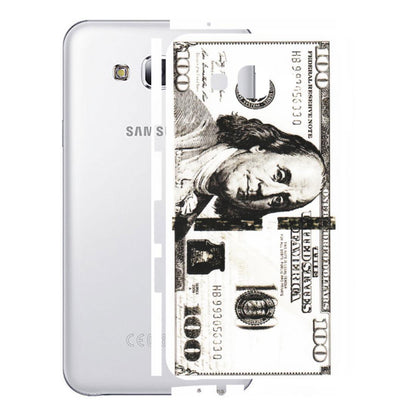 Samsung M/F/Note/Flip and C Phone Skins (All Models) - 100 Dollar Currency - Transparent Finish (T-01) Samsung Galaxy E7
