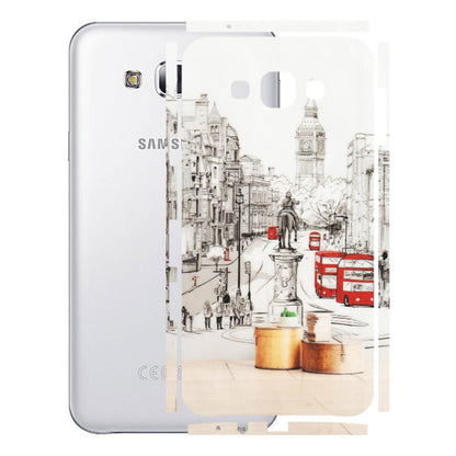Samsung M/F/Note/Flip and C Phone Skins (All Models) - London Street - Transparent Finish (T-02) Samsung Galaxy E7