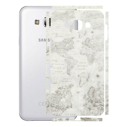 Samsung M/F/Note/Flip and C Phone Skins (All Models) - World Travel Map - Transparent Finish (T-04) Samsung Galaxy E7