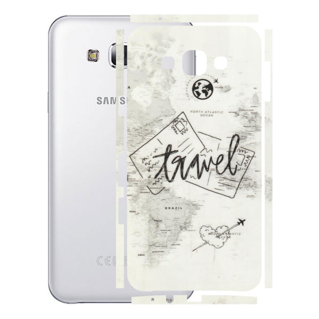 Samsung M/F/Note/Flip and C Phone Skins (All Models) - Travel Ticket - Transparent Finish (T-06) Samsung Galaxy E7