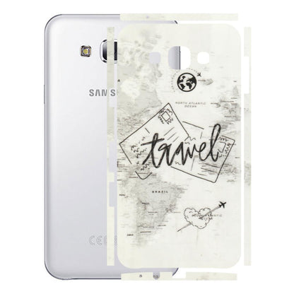 Samsung M/F/Note/Flip and C Phone Skins (All Models) - Travel Ticket - Transparent Finish (T-06) Samsung Galaxy E7