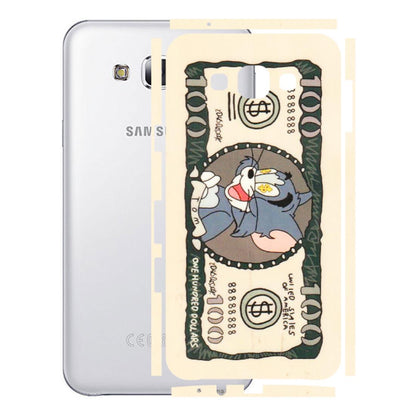 Samsung M/F/Note/Flip and C Phone Skins (All Models) - One Hundred Dollar Tom - Transparent Finish (T-16) Samsung Galaxy E7