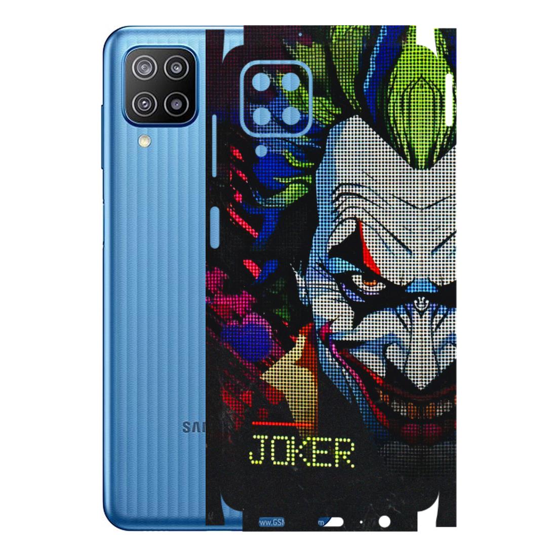 Samsung M/F/Note/Flip and C Phone Skins (All Models) - Joker Dot Matrix - 3D Embossed Finish (L-08) Samsung Galaxy F12