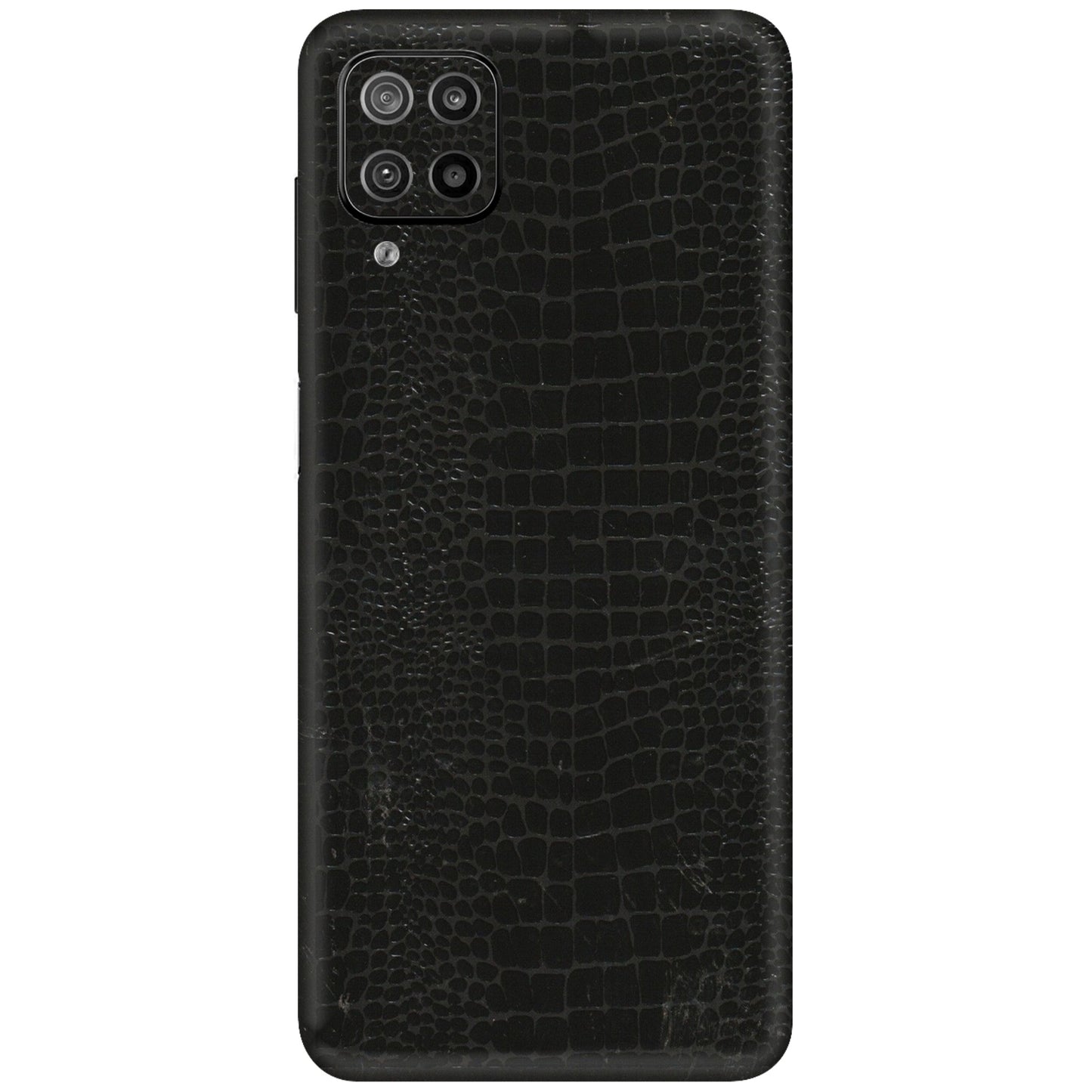 Samsung M/F/Note/Flip and C Phone Skins (All Models) - Snake Leather Black - 3D Embossed Finish (L-107) Samsung Galaxy F12