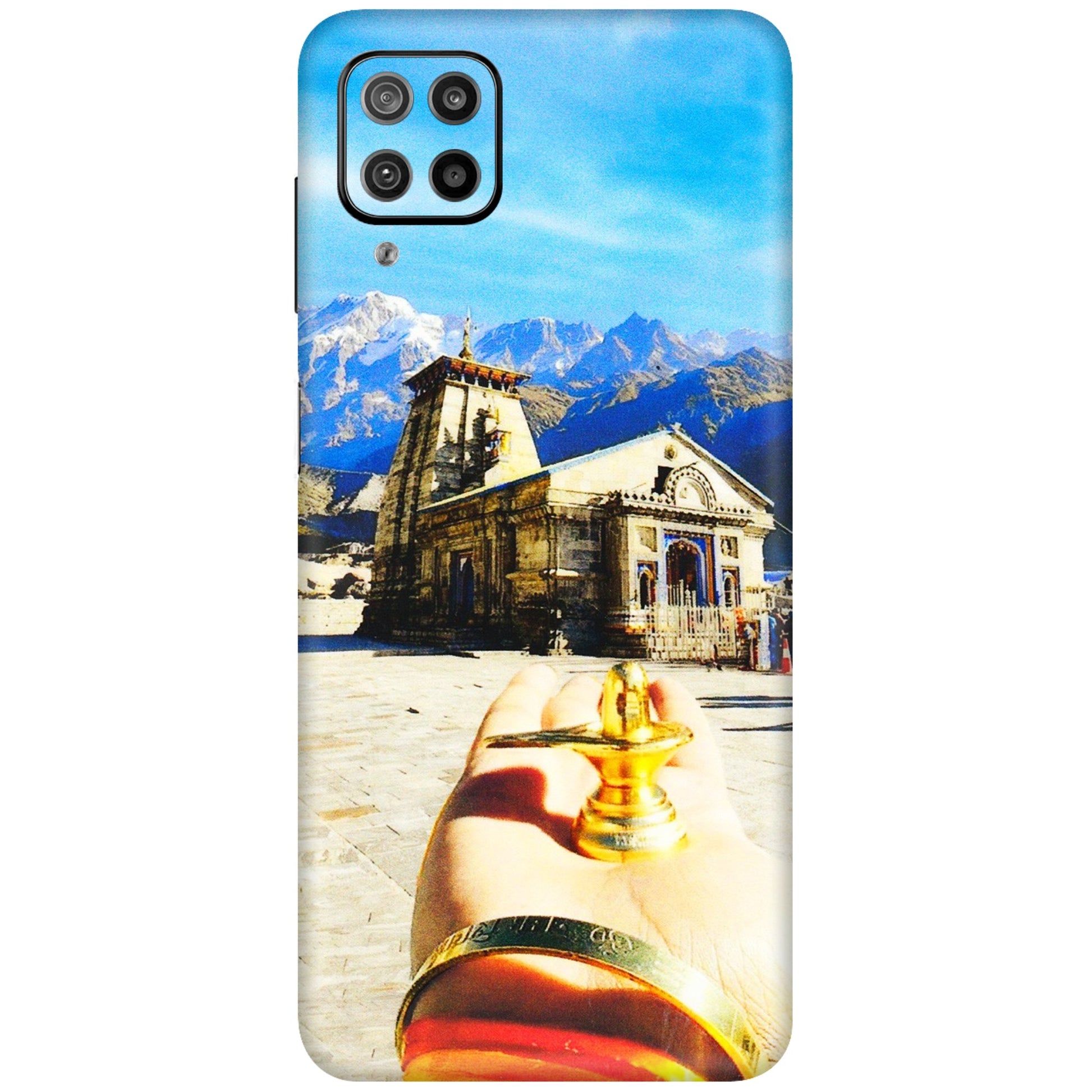 Samsung M/F/Note/Flip and C Phone Skins (All Models) - Beauty of Kedarnath - 3D Embossed Finish (L-108) Samsung Galaxy F12