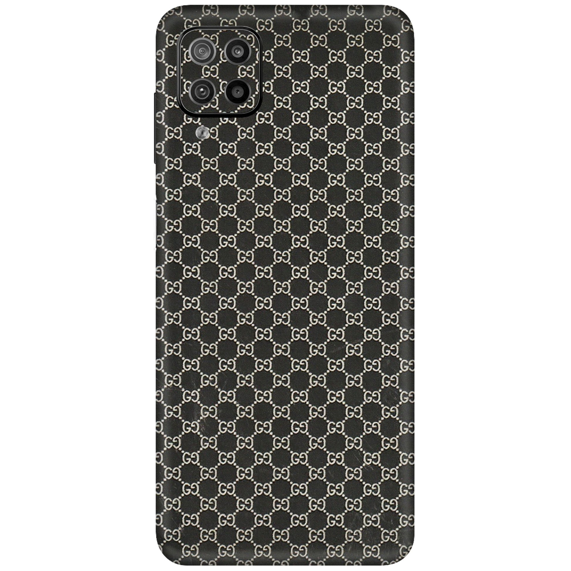 Samsung M/F/Note/Flip and C Phone Skins (All Models) - Black G Print - 3D Embossed Finish (L-109) Samsung Galaxy F12