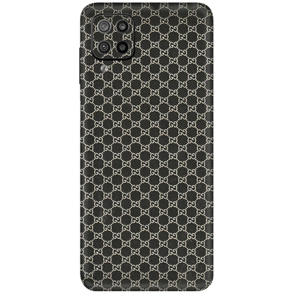 Samsung M/F/Note/Flip and C Phone Skins (All Models) - Black G Print - 3D Embossed Finish (L-109) Samsung Galaxy F12