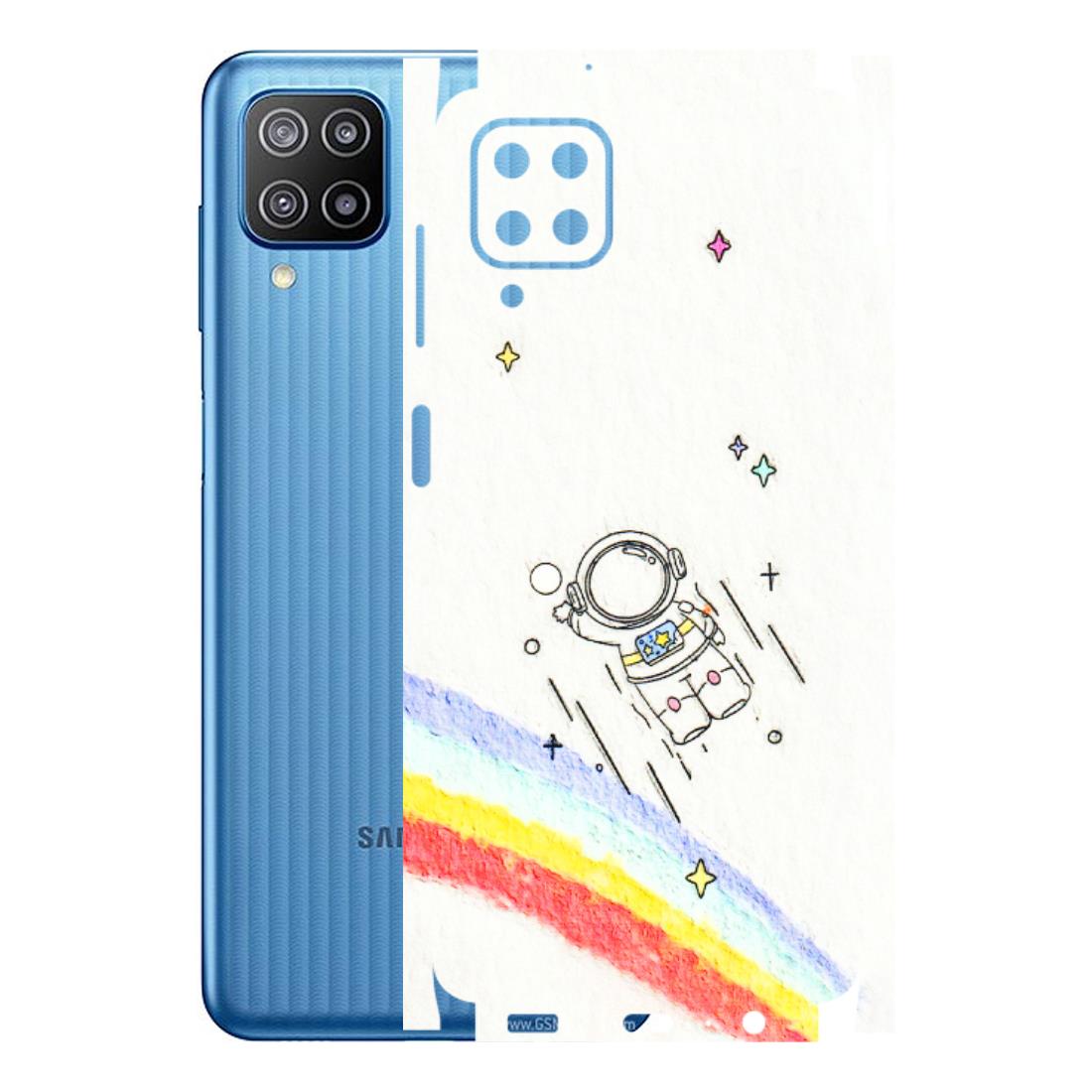 Samsung M/F/Note/Flip and C Phone Skins (All Models) - Milkyway Astronaut - 3D Embossed Finish (L-110) Samsung Galaxy F12