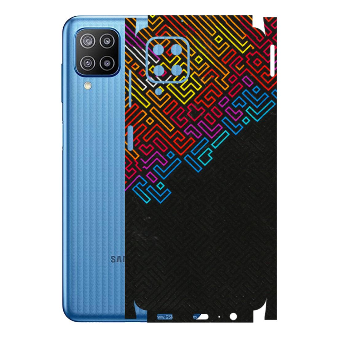 Samsung M/F/Note/Flip and C Phone Skins (All Models) - Dotme Pattern Art - 3D Embossed Finish (L-121) Samsung Galaxy F12