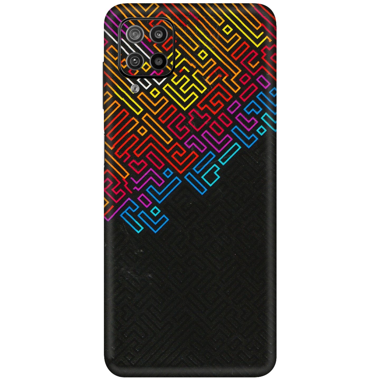 Samsung M/F/Note/Flip and C Phone Skins (All Models) - Dotme Pattern Art - 3D Embossed Finish (L-121) Samsung Galaxy F12