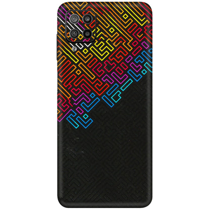 Samsung M/F/Note/Flip and C Phone Skins (All Models) - Dotme Pattern Art - 3D Embossed Finish (L-121) Samsung Galaxy F12