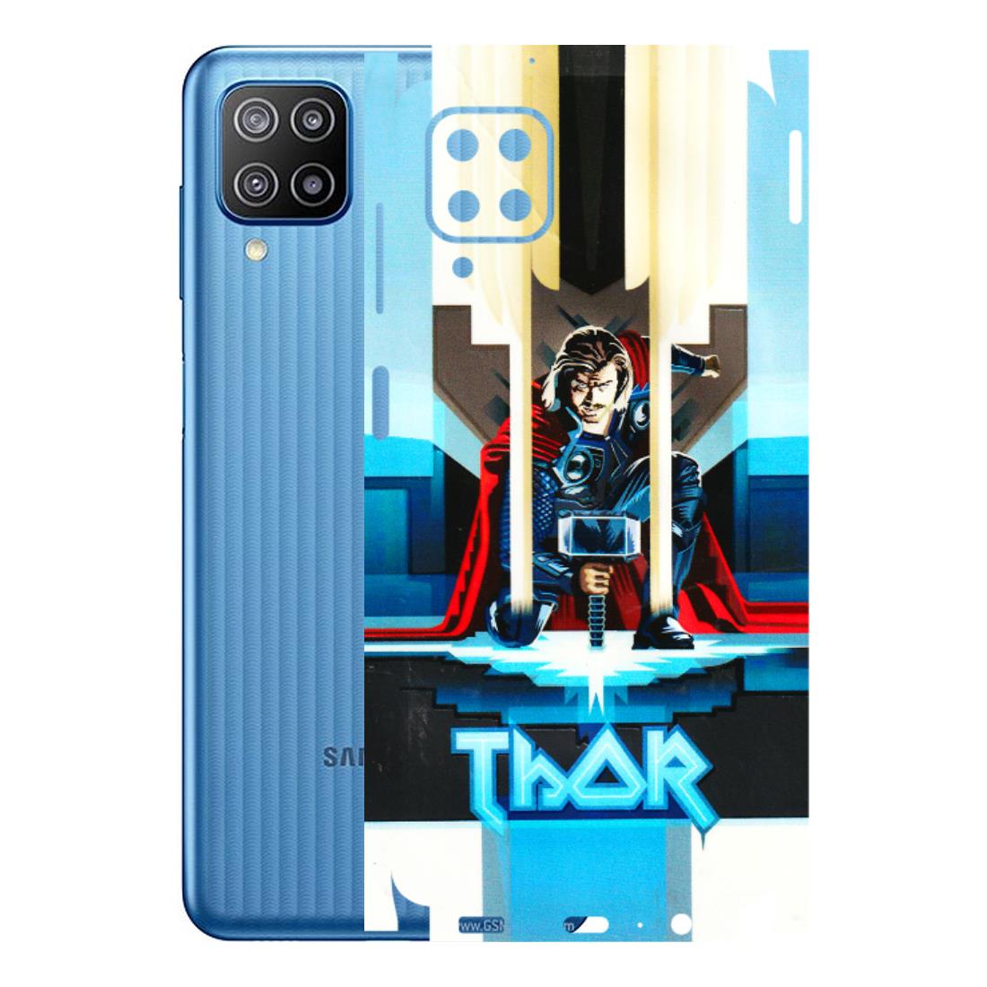 Samsung M/F/Note/Flip and C Phone Skins (All Models) - Thor - 3D Embossed Finish (L-137) Samsung Galaxy F12