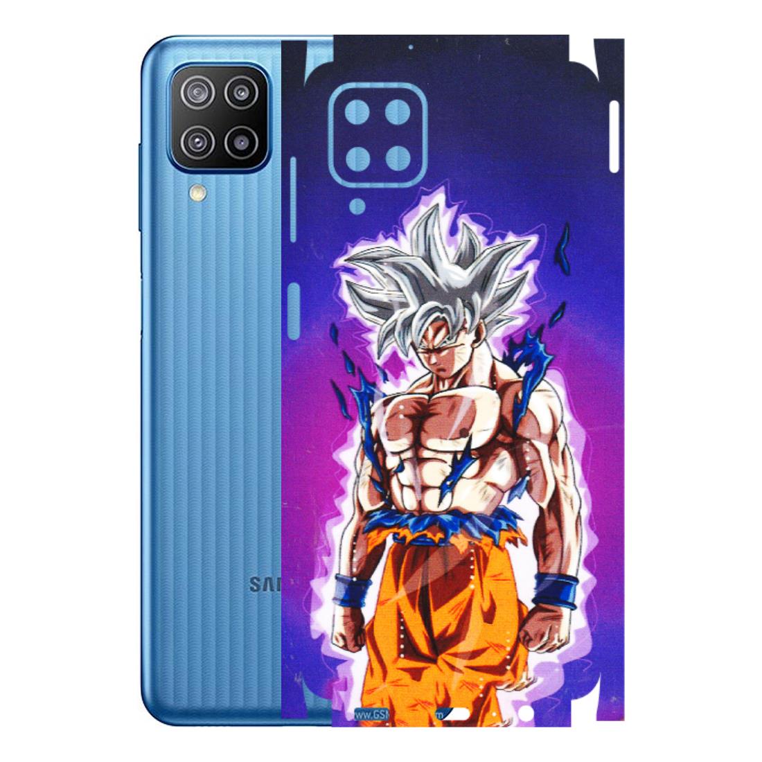 Samsung M/F/Note/Flip and C Phone Skins (All Models) - Goku Purple Anime - 3D Embossed Finish (L-147) Samsung Galaxy F12