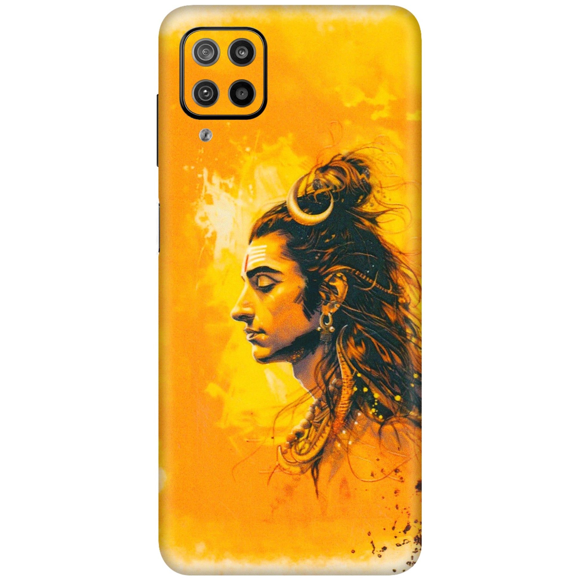 Samsung M/F/Note/Flip and C Phone Skins (All Models) - Shiv Shakti - 3D Embossed Finish (L-14) Samsung Galaxy F12