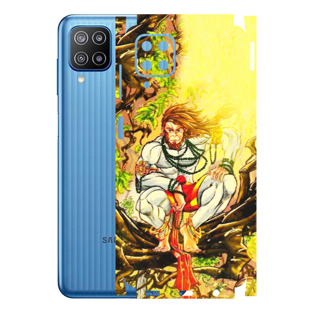 Samsung M/F/Note/Flip and C Phone Skins (All Models) - Lord Hanuman - 3D Embossed Finish (L-152) Samsung Galaxy F12