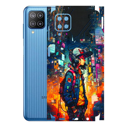 Samsung M/F/Note/Flip and C Phone Skins (All Models) - Street Anime Guy - 3D Embossed Finish (L-158) Samsung Galaxy F12