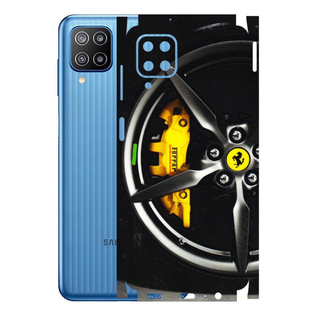 Samsung M/F/Note/Flip and C Phone Skins (All Models) - Ferrari Wheel Alloy - 3D Embossed Finish (L-173) Samsung Galaxy F12